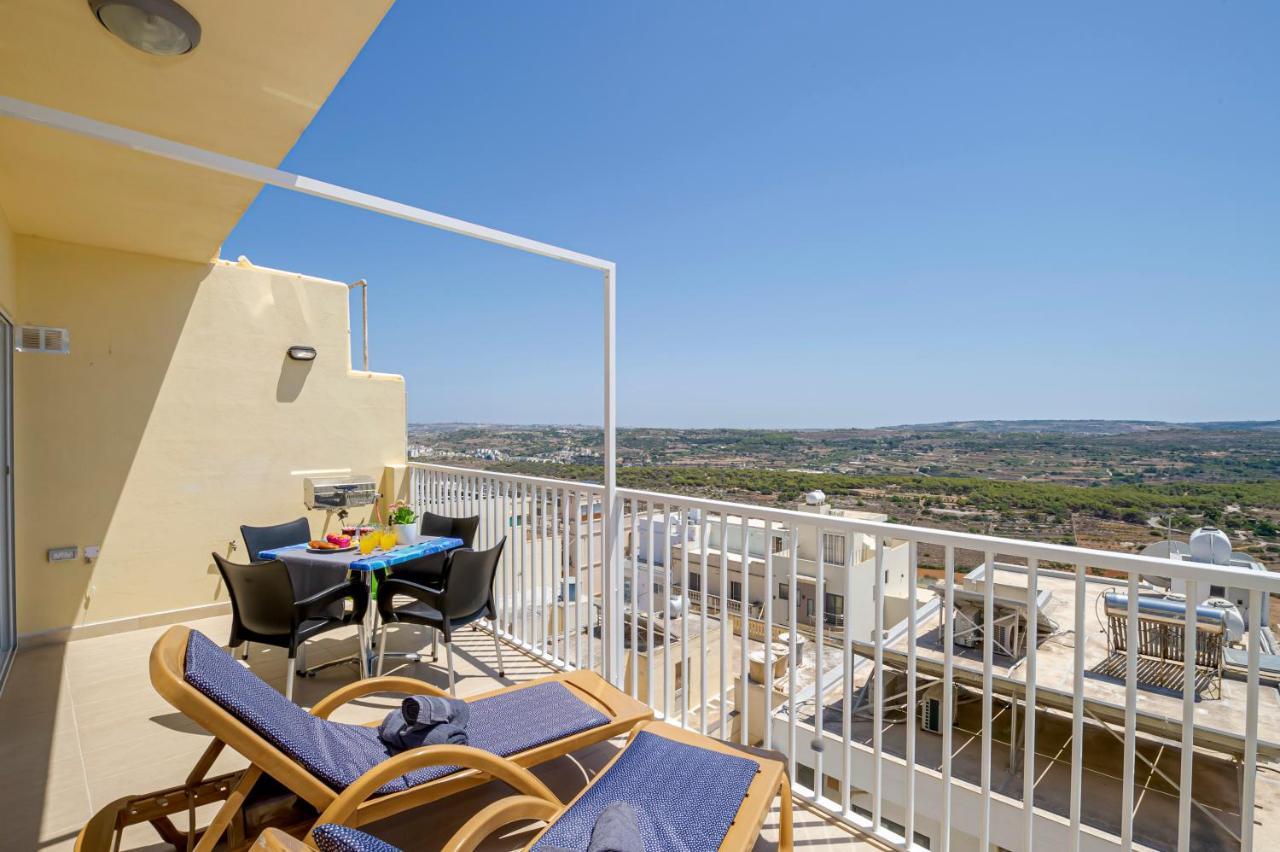 Summer Breeze Apartment With Terrace With Panoramic Views - By Getawaysmalta Mellieha Luaran gambar