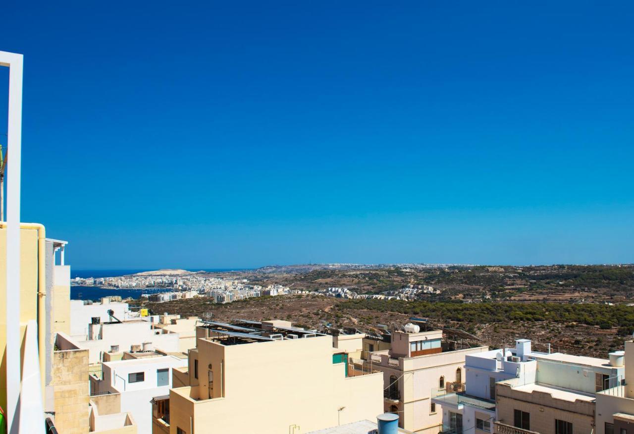 Summer Breeze Apartment With Terrace With Panoramic Views - By Getawaysmalta Mellieha Luaran gambar