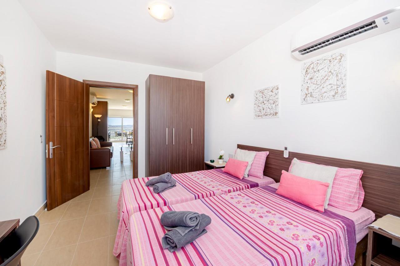 Summer Breeze Apartment With Terrace With Panoramic Views - By Getawaysmalta Mellieha Luaran gambar